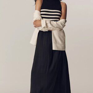 Anthropologie The Thea Sleeveless Twofer Maxi Dress